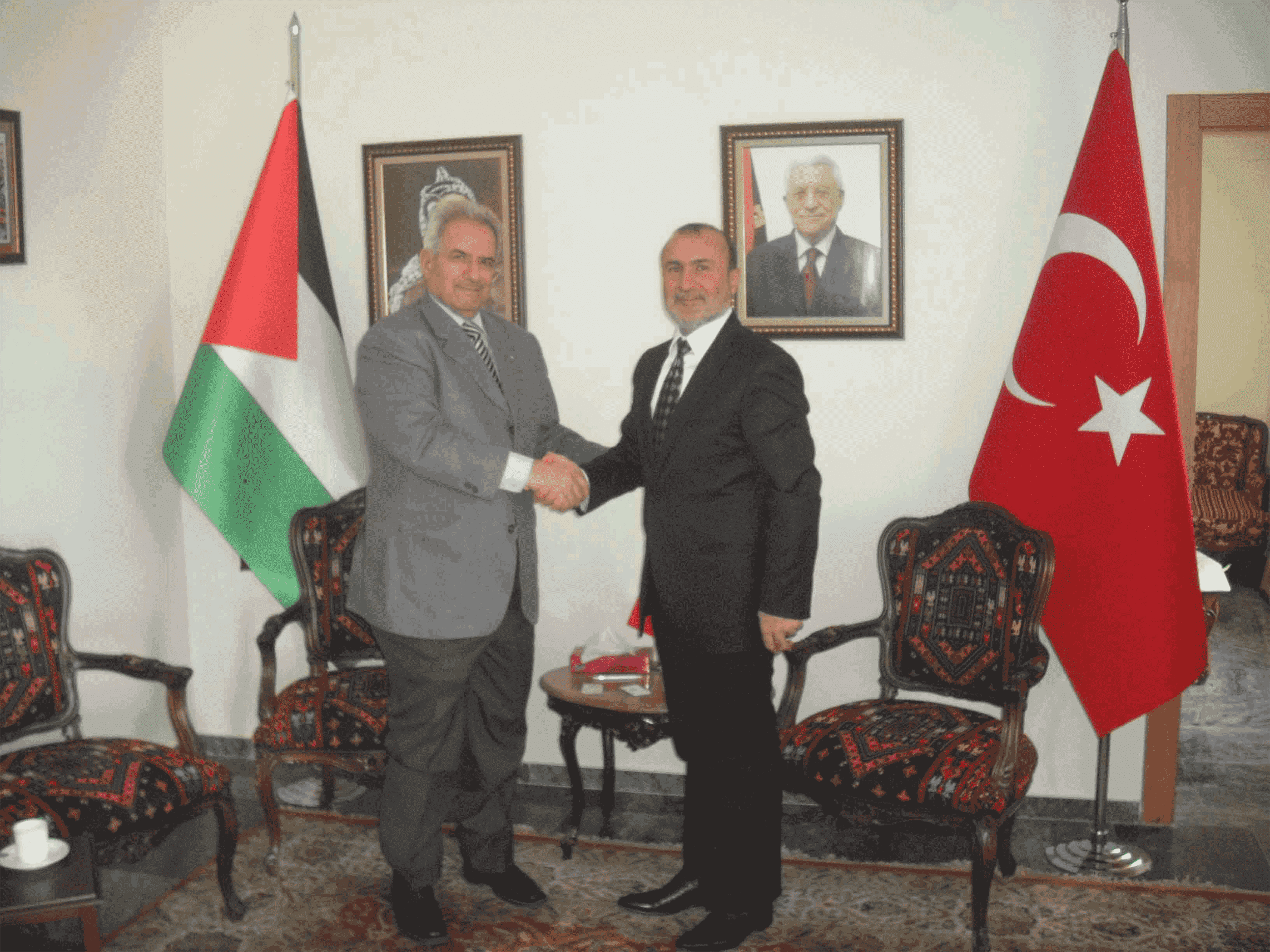 Başkent Platformu Filistin Büyükelçisini Ziyaret Etti...